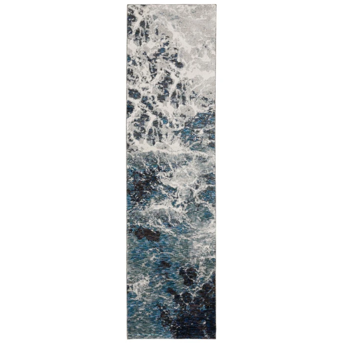 Oriental Weavers Area Rug Evolution 0962A Blue 8' 6" X 11' 7"