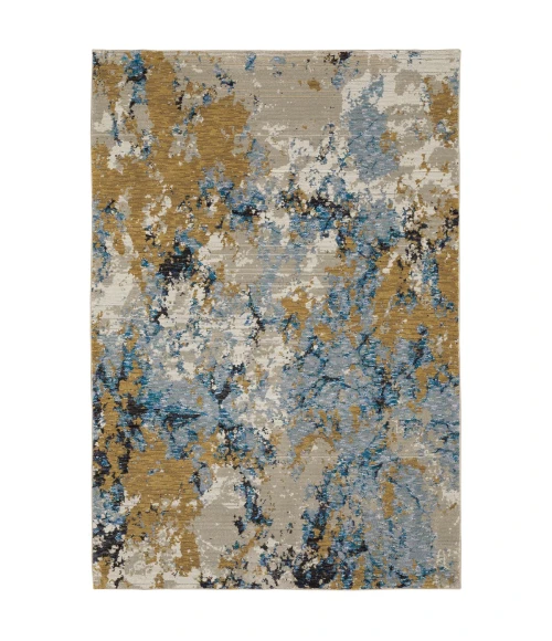 Oriental Weavers Area Rug Evolution 0980A Blue 6' 7" X  9' 6"