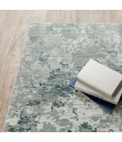 Oriental Weavers Evolution 0984D Grey/ Blue Area Rug 2 ft. 3 in. X 8 ft. 0 in. Runner