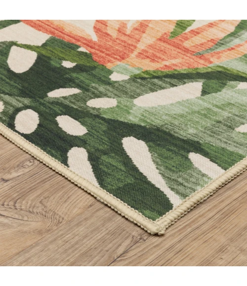 Oriental Weavers FIJI fij04 Beige/Green Rug 3' 6X5' 6
