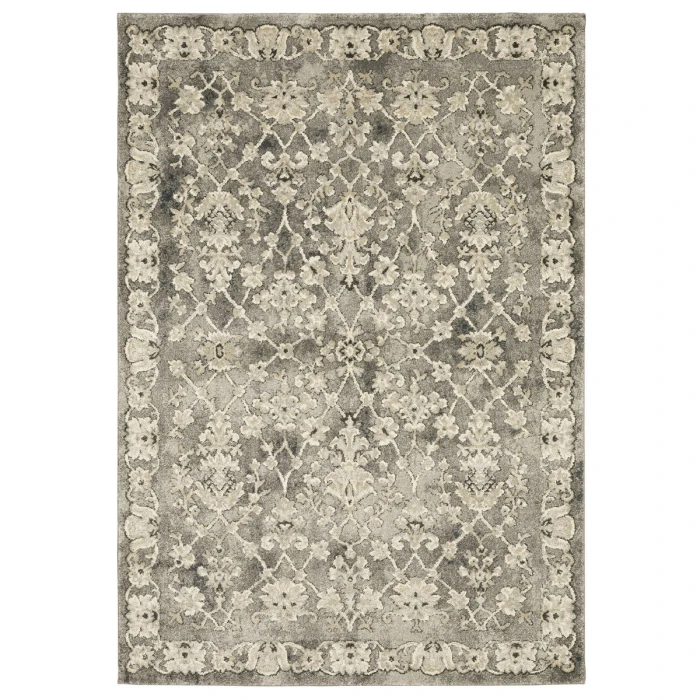 Oriental Weavers Area Rug Florence 1002E Grey 9'10" X 12'10"