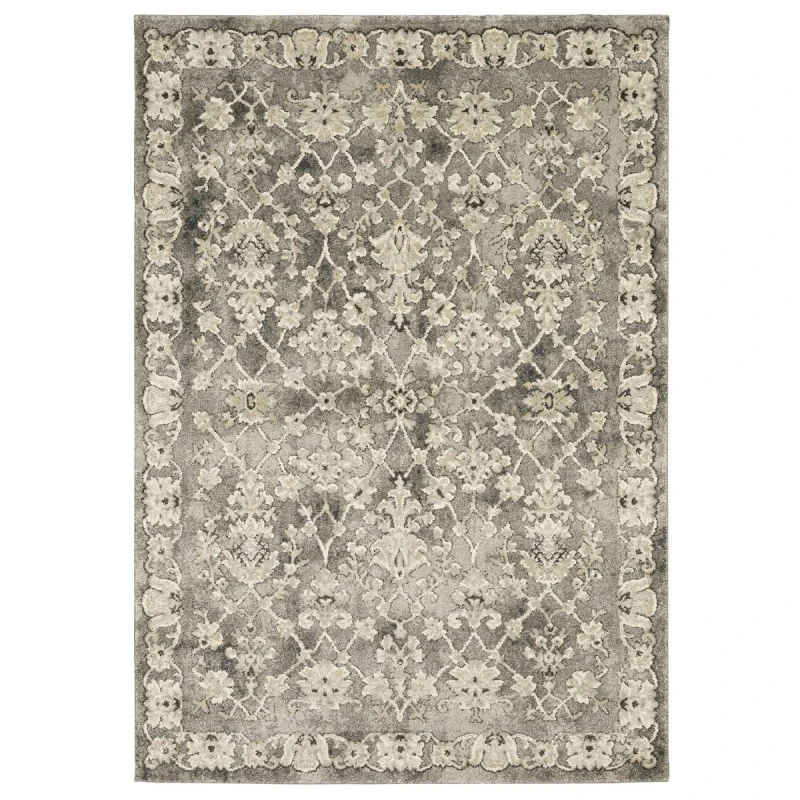 Oriental Weavers Area Rug Florence 1002E Grey 2' 3" X  7' 6" Runner