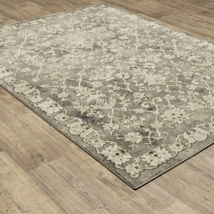 Oriental Weavers Area Rug Florence 1002E Grey 9'10" X 12'10"