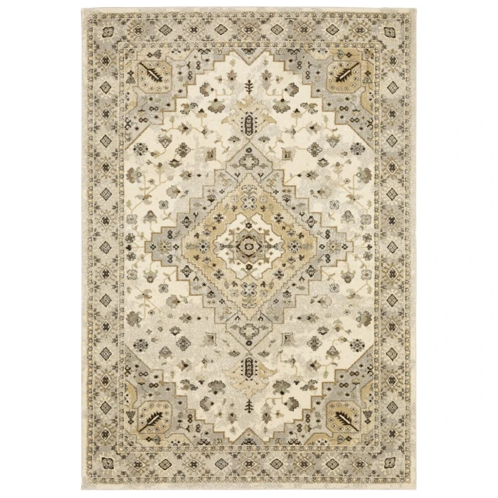 Oriental Weavers Area Rug Florence 4332X Beige 2' 3" X  7' 6" Runner
