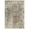 Oriental Weavers Florence 4333W Charcoal/ Ivory Area Rug 6 ft. 7 in. X 9 ft. 6 in. Rectangle