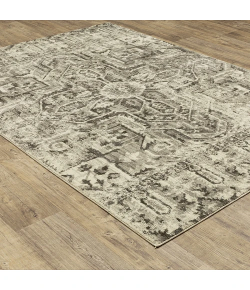 Oriental Weavers Area Rug Florence 4333W Charcoal 6' 7" X  9' 6"