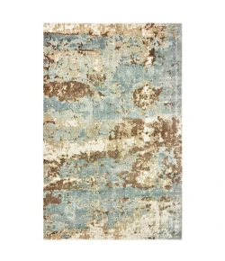 Oriental Weavers Formations 70001 Blue/ Brown Area Rug 8 ft. X 10 ft. Rectangle