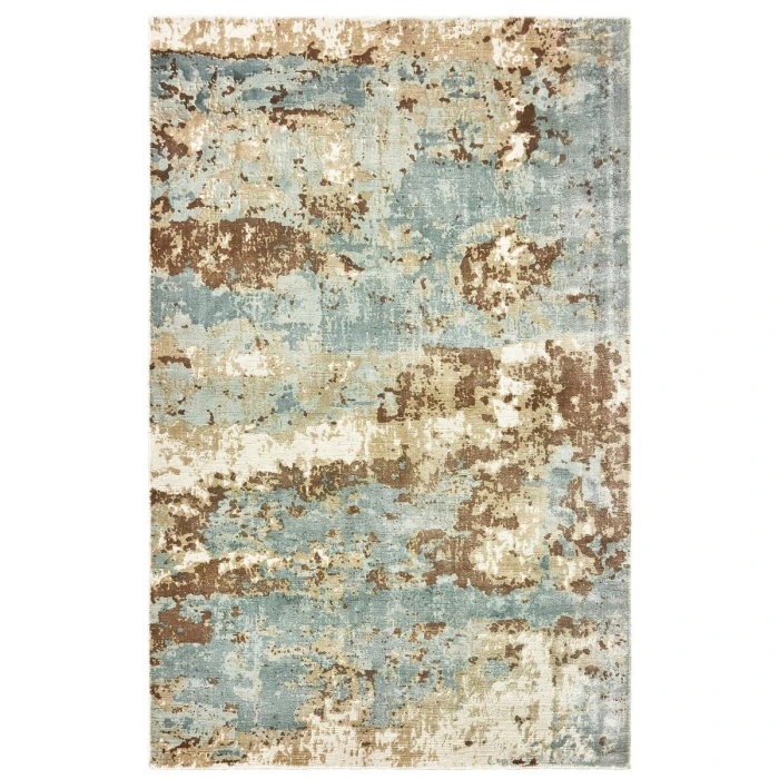 Oriental Weavers Area Rug Formations 70001 Blue 6' X  9'