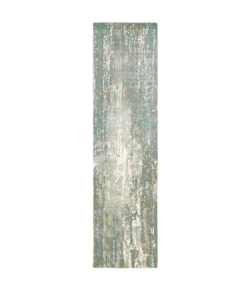 Oriental Weavers Formations 70002 Blue/ Grey Area Rug 2 ft. 6 in. X 10 ft. Runner