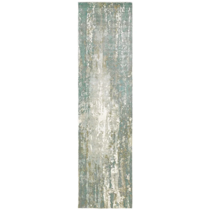 Oriental Weavers Area Rug Formations 70002 Blue 6' X  9'