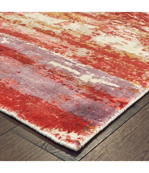 Oriental Weavers Area Rug Formations 70004 Pink 9' X 12'