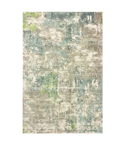 Oriental Weavers Formations 70007 Blue/ Green Area Rug 8 ft. X 10 ft. Rectangle
