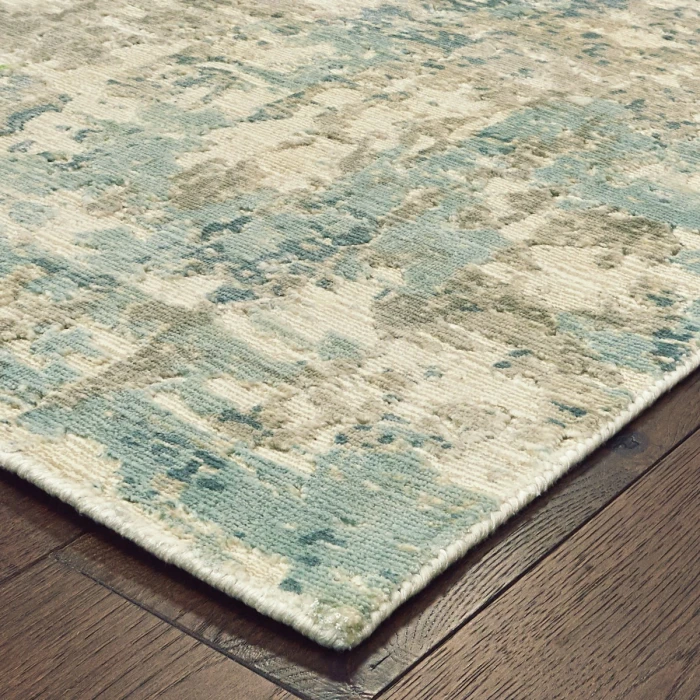 Oriental Weavers Area Rug Formations 70007 Blue 6' X  9'