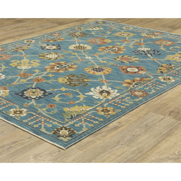 Oriental Weavers FRANCESCA fr01e Blue/Multi Rug 3'3X5'