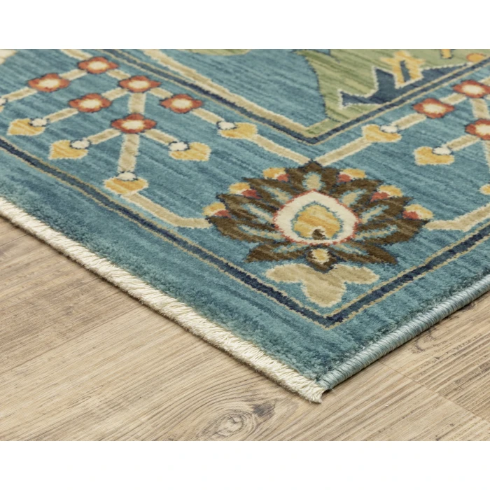 Oriental Weavers FRANCESCA fr01e Blue/Multi Rug 3'3X5'