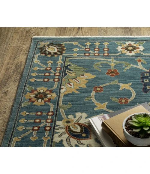 Oriental Weavers FRANCESCA FR01E Blue 9'10X12'10