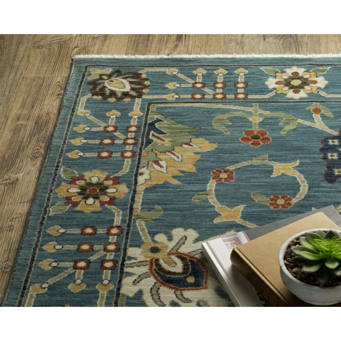 Oriental Weavers FRANCESCA fr01e Blue/Multi Rug 3'3X5'