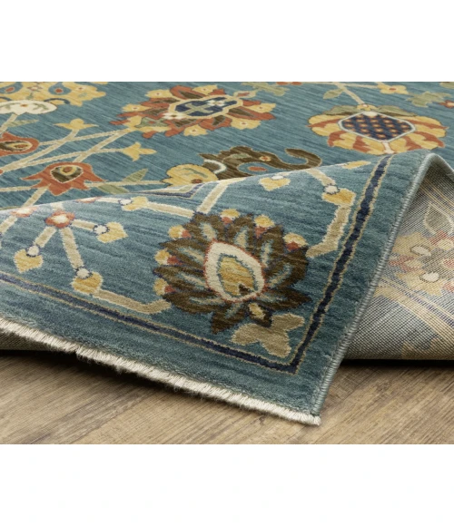 Oriental Weavers FRANCESCA FR01E Blue 9'10X12'10