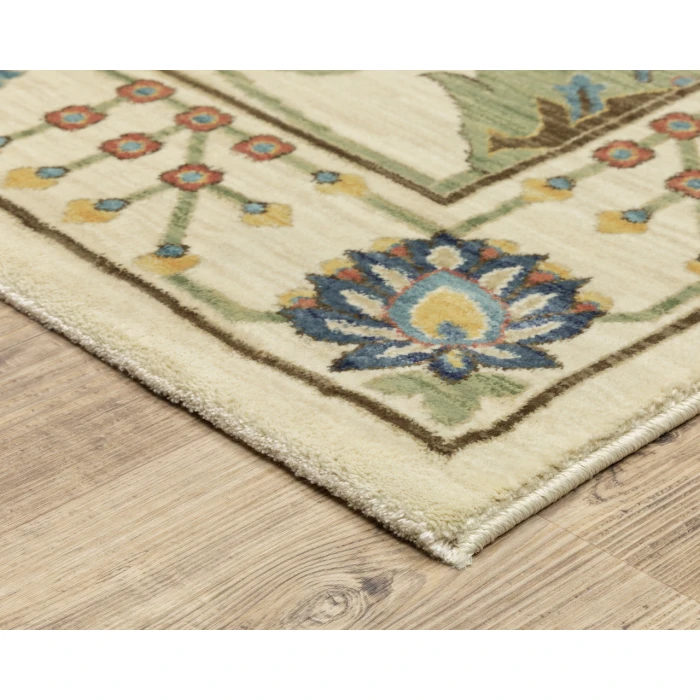 Oriental Weavers FRANCESCA FR01G Ivory 3' 3X5'
