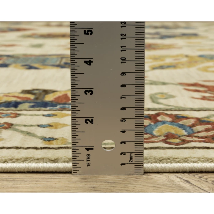 Oriental Weavers FRANCESCA FR01G Ivory 3' 3X5'
