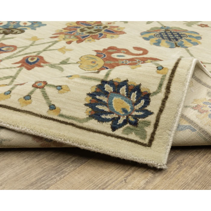 Oriental Weavers FRANCESCA FR01G Ivory 3' 3X5'