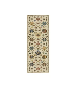 Oriental Weavers Francesca Fr02M Ivory/ Multi 2 Ft. 3 In. X 7 Ft. 6 In. Runner Rug
