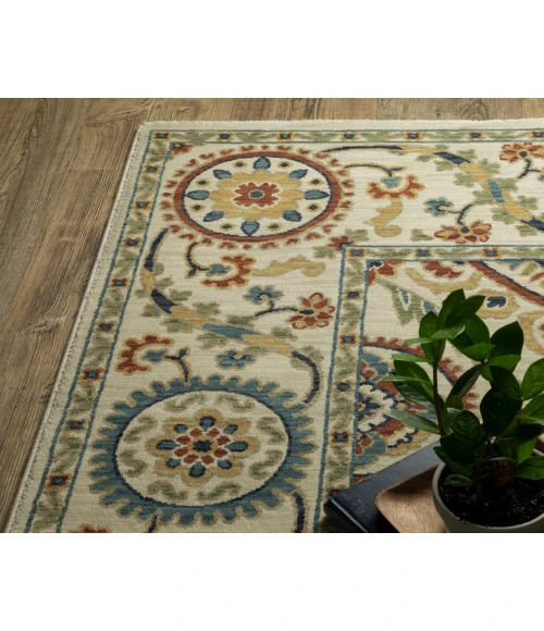 Oriental Weavers FRANCESCA FR07A Ivory 3' 3X5'