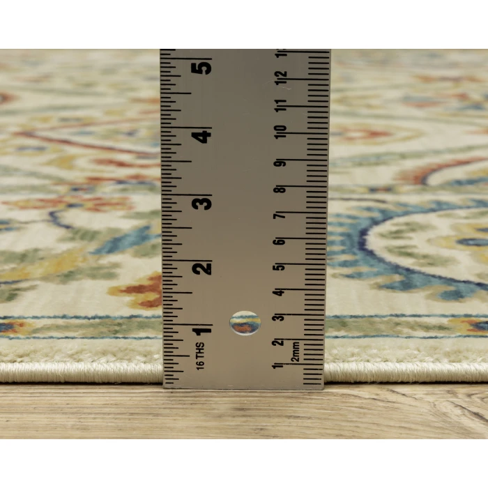 Oriental Weavers FRANCESCA fr07a Ivory/Multi Rug 2'X3'
