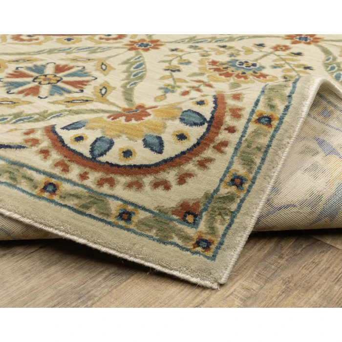 Oriental Weavers FRANCESCA fr07a Ivory/Multi Rug 2'X3'