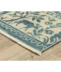 Oriental Weavers FRANCESCA fr08h Blue/Ivory Rug 3'3X5'