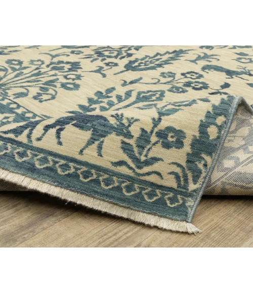 Oriental Weavers FRANCESCA fr08h Blue/Ivory Rug 3'3X5'