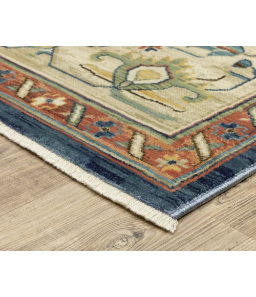 Oriental Weavers FRANCESCA fr09f Blue/Multi Rug 3'3X5'