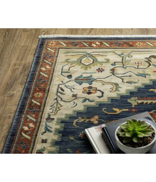 Oriental Weavers FRANCESCA fr09f Blue/Multi Rug 3'3X5'