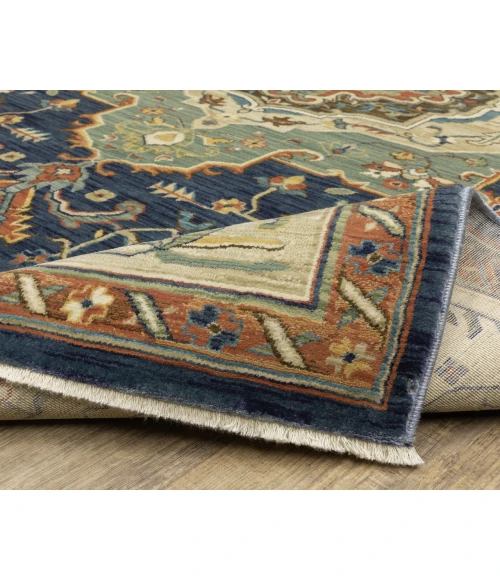 Oriental Weavers FRANCESCA fr09f Blue/Multi Rug 3'3X5'