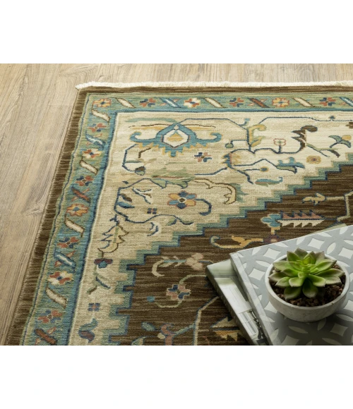 Oriental Weavers FRANCESCA FR09M Brown 7'10X10'10