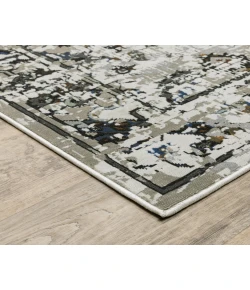 Oriental Weavers Gemini 1003E Charcoal/ Grey 2 Ft. 3 In. X 7 Ft. 6 In. Runner Rug