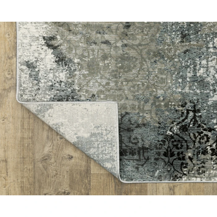 Oriental Weavers GEMINI 1x Beige/Blue Rug 2' 3X7' 6
