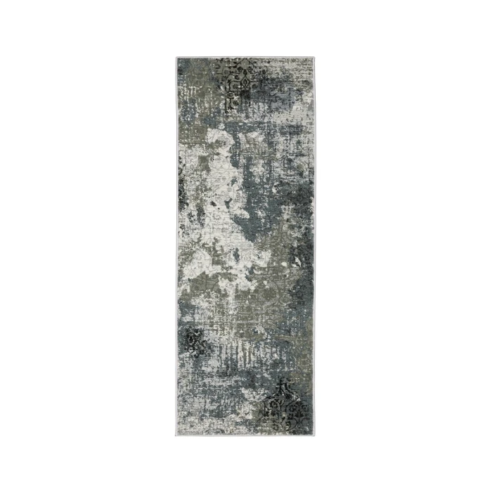 Oriental Weavers GEMINI 1x Beige/Blue Rug 2' 3X7' 6