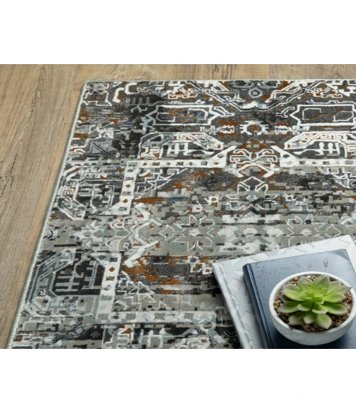 Oriental Weavers GEMINI 2060V Charcoal 3'10X5' 5