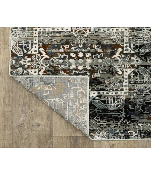 Oriental Weavers GEMINI 2060V Charcoal 3'10X5' 5