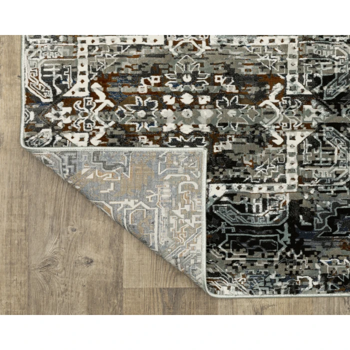 Oriental Weavers GEMINI 2060V Charcoal 3'10X5' 5