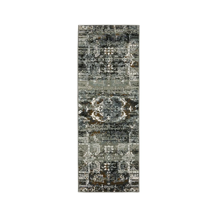 Oriental Weavers GEMINI 2060V Charcoal 3'10X5' 5