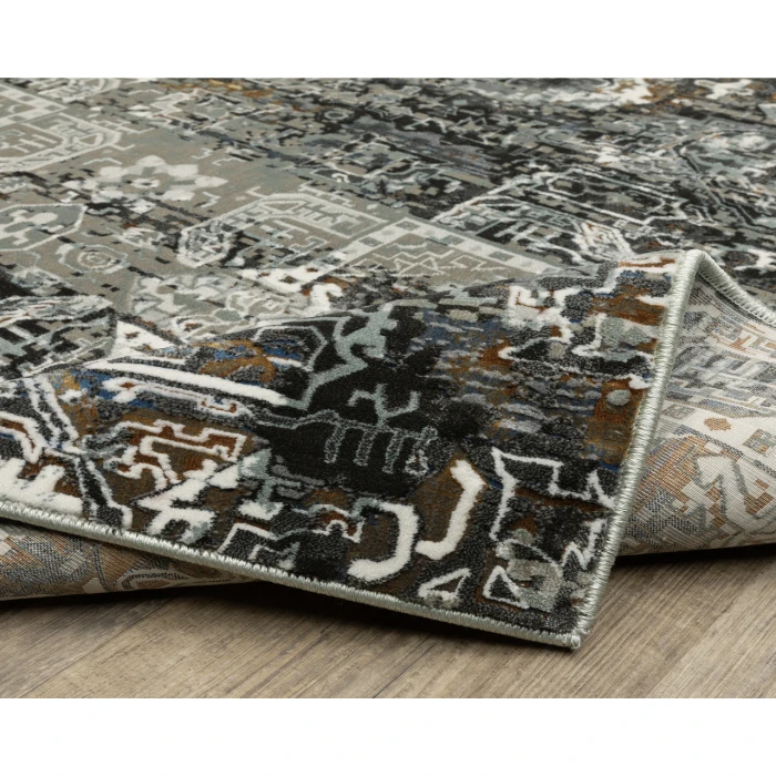 Oriental Weavers GEMINI 2060V Charcoal 3'10X5' 5