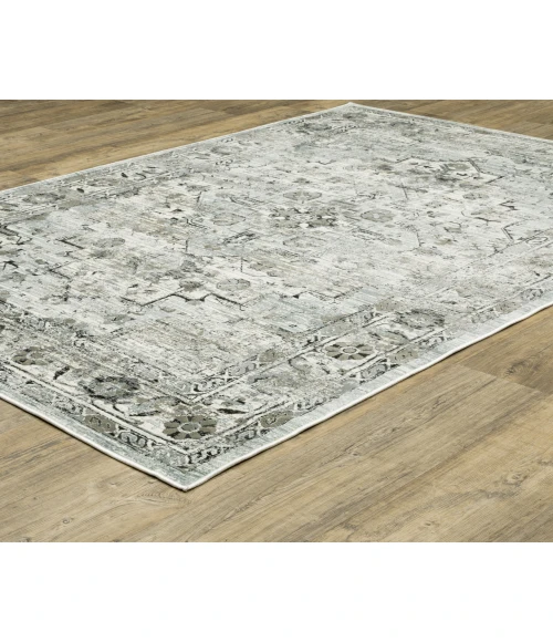 Oriental Weavers GEMINI 20z Grey/Blue Rug 2' 3X7' 6