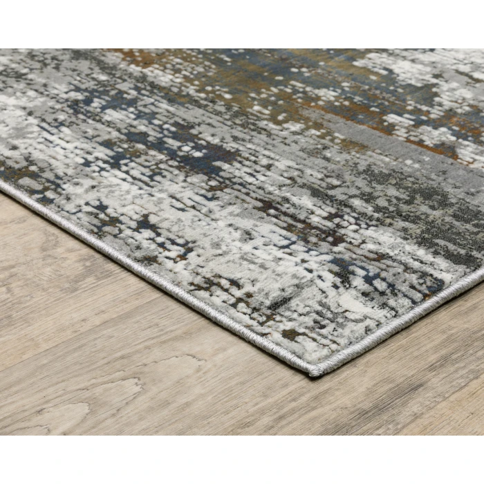 Oriental Weavers GEMINI 4151U Charcoal 2' 3X7' 6