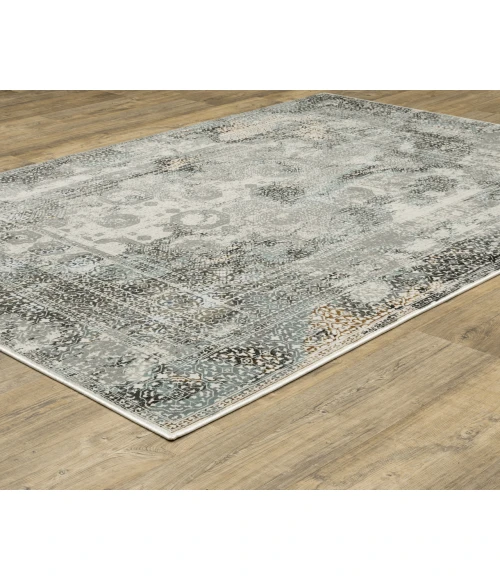 Oriental Weavers GEMINI 4153f Grey/Multi Rug 6'7X9'6