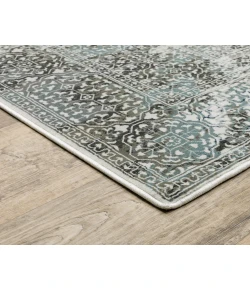 Oriental Weavers Gemini 4153F Grey/ Multi 6 Ft. 7 In. X 9 Ft. 6 In. Rectangle Rug