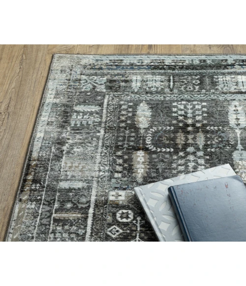 Oriental Weavers GEMINI 070N2 Charcoal 9'10X12'10