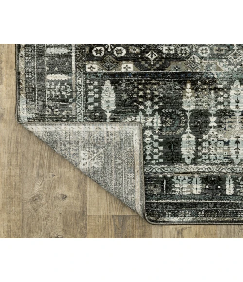 Oriental Weavers GEMINI 070N2 Charcoal 9'10X12'10