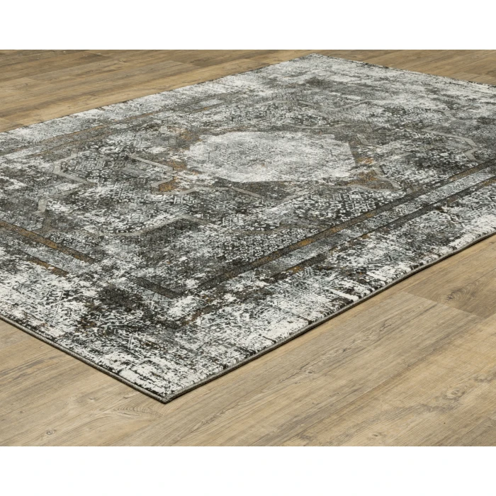 Oriental Weavers GEMINI 090O2 Charcoal 3'10X5' 5